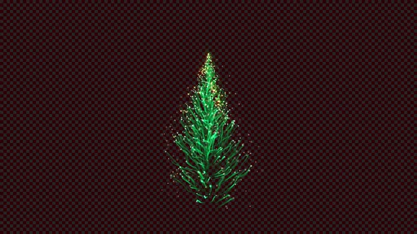 Magic Abstract Christmas Tree alt