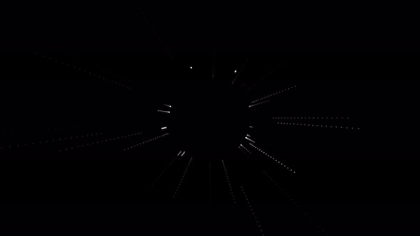 Circular White Splash Particles