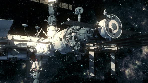 Spacecraft Docking To International Space Station alt
