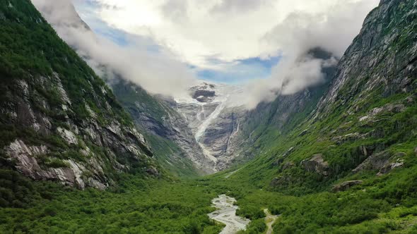 Beautiful Nature Norway Glacier Kjenndalsbreen
