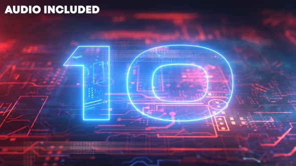 Countdown Scifi Cyberpunk + Music and Sound alt