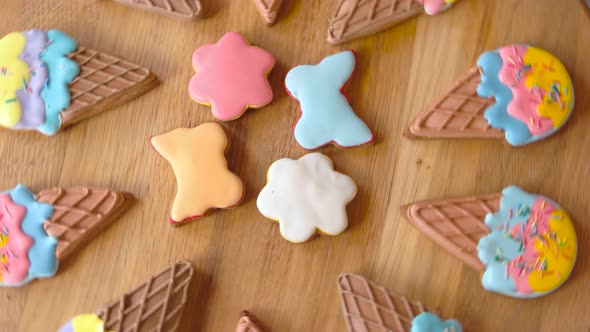 Cookies with Colorful Icing