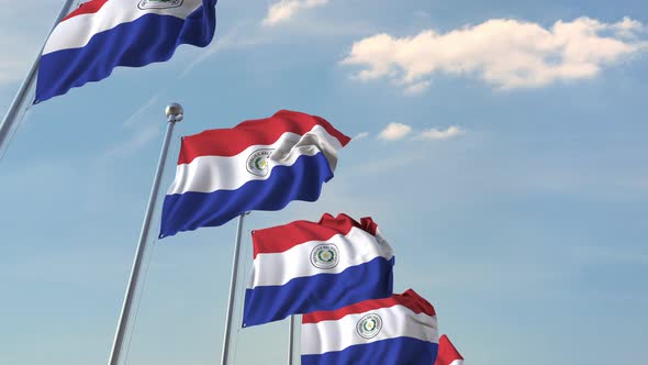 National Flags of Paraguay