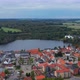 Flight Over the City Grasten Denmark - VideoHive Item for Sale