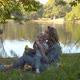 Happy mother and her son blowing soap bubbles - VideoHive Item for Sale