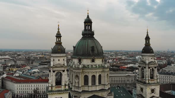 Budapest Cityscape and Dome of St