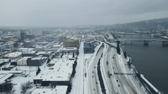 Winter Storm in Portland