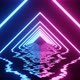 Neon Triangle Tunnel - VideoHive Item for Sale