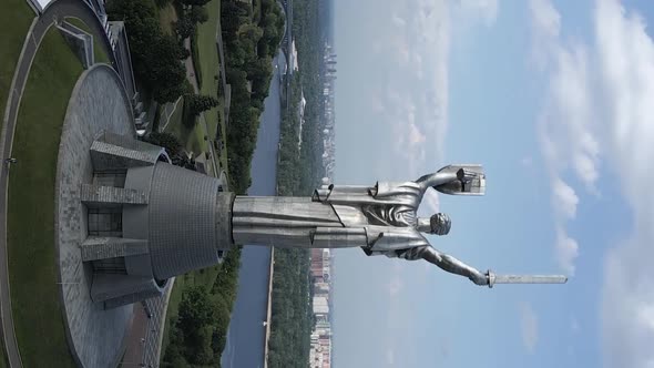 Motherland Monument in Kyiv Ukraine