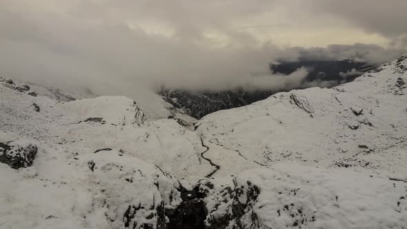 Mountains in winter