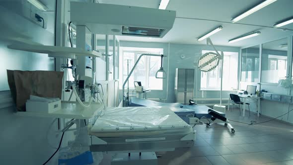 Interior of a Delivery Room with Nobody Inside