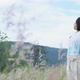 Portrait of Asian beautiful young woman freshness morning breathe deep and throw hat in nature - VideoHive Item for Sale
