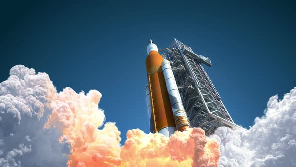 Space Launch System Takes Off alt