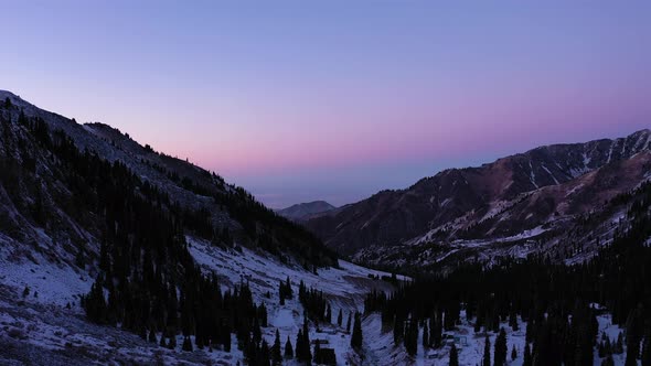 Snowy Mountains of Tuyuksu