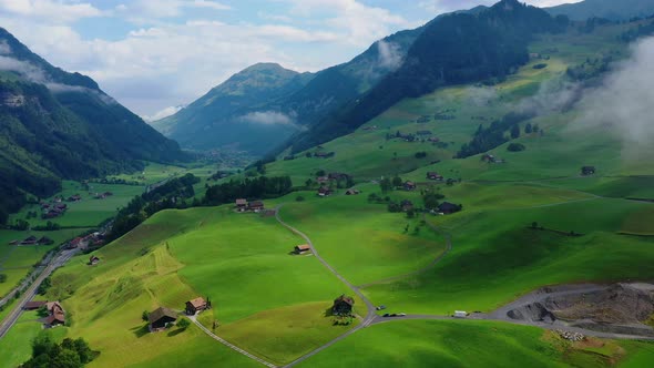 Wonderful Nature of Switzerland  the Swiss Alps From Above