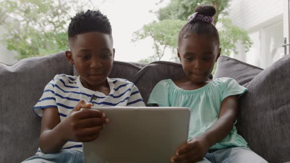 Family enjoying free time at home