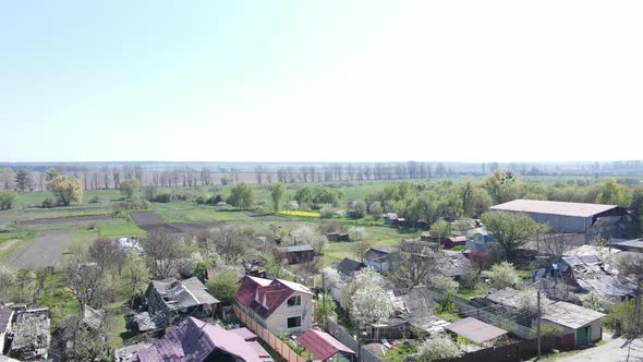 War in Ukraine  Ruined Residential Building in Borodyanka