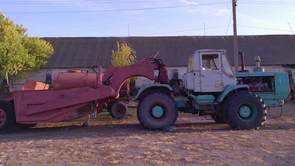 Tractor Agricultural Machinery Slow Motion