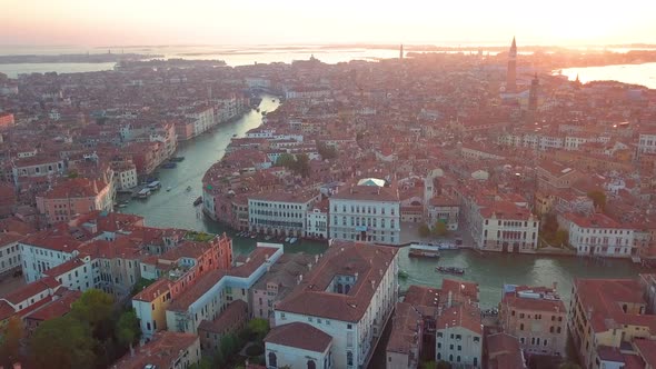 Aerial View Italy Venice