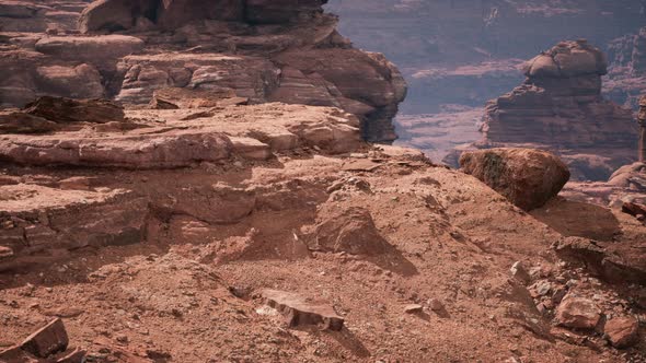 Golden Rocks in Grand Canyon