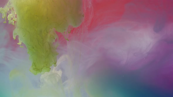 Yellow ink mixing with other colors alt