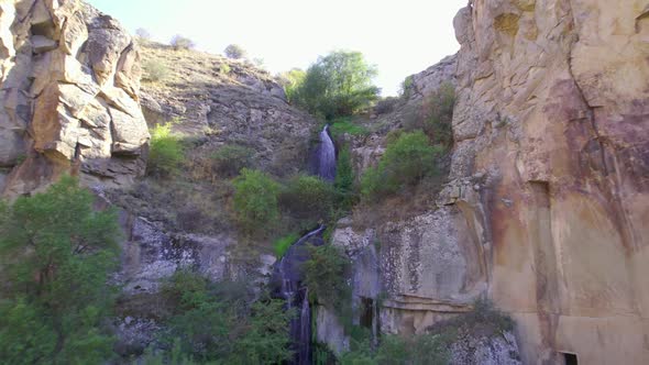 Aerial Birds Eye View Geological Wonder Gulludere