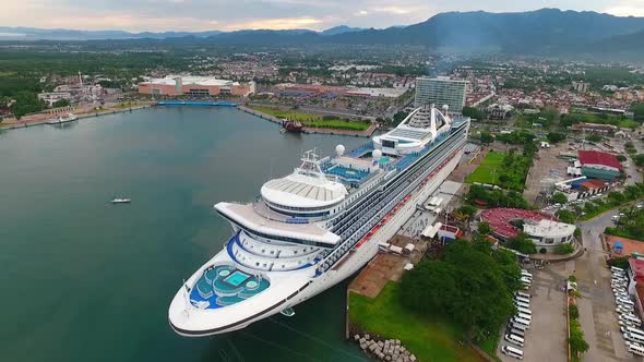 Cruise Ship in Puerto Vallarta