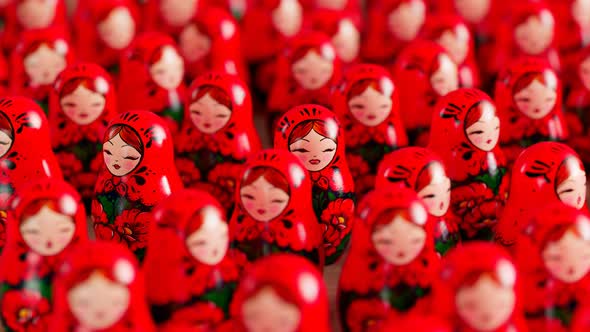 The infinite number of cute traditional matryoshka dolls.  Talking Babushkas.