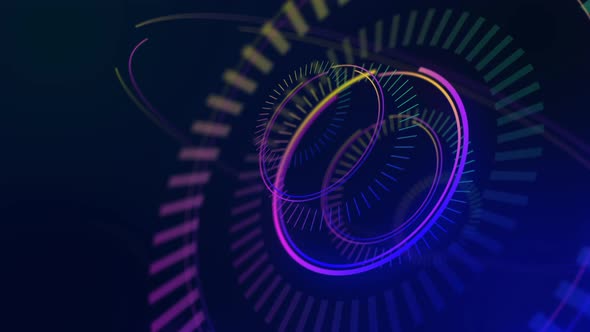Colorful Abstract Background Animation 4K