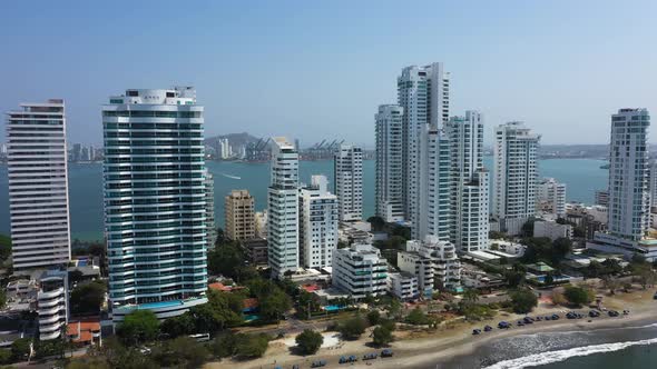 The White Business Skyscrapers