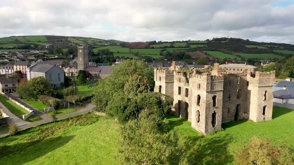 The Remains of Raphoe Castle in County Donegal  Ireland