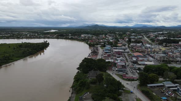 The Towns of Sarawak, Borneo, Malaysia