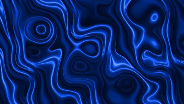 Amazing Blue Color Silky Wave Motion Liquid Animated Background
