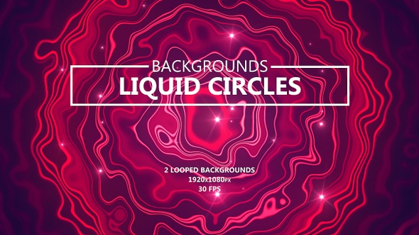 Liquid Circles Smooth Magenta Backgrounds