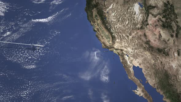 Commercial Plane Arrives To Los Angeles alt