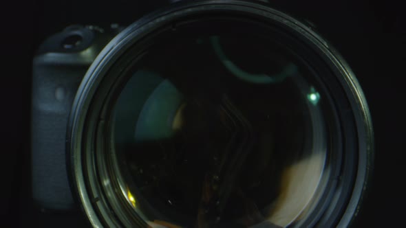 Macro Close-up Shot of DSLR Camera