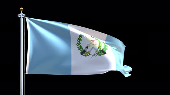 Guatemala Waving Flag