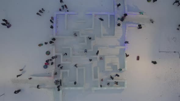 Ice Maze Top View