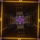 Geometric moving tunnel sci art 3d render illustration - VideoHive Item for Sale