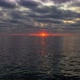Beautiful sunset aerial shot and ocean with waves - VideoHive Item for Sale