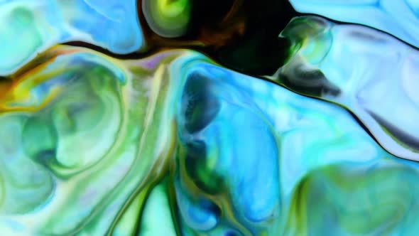 Abstract Vivid Colours  Psychedelic Paint Spreading Texture 6 alt