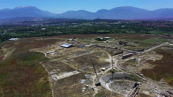 The ancient city Laodicea on the Lycus.