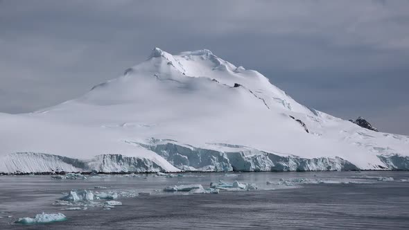 Icebergs in Antarctica