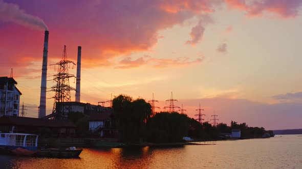 Manufacturing near the river