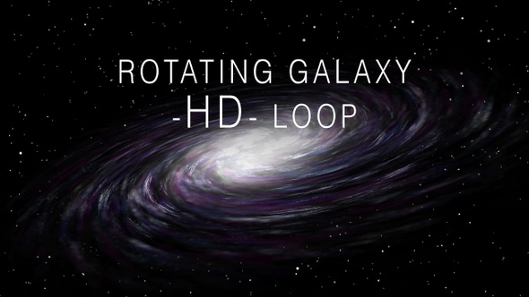 Rotating Galaxy HD