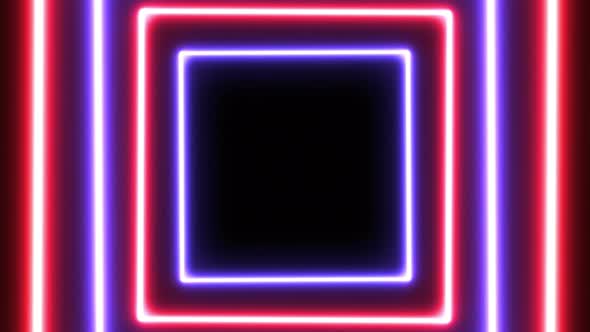 4k Neon Squares