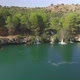 Waterfall Lake Forest Aerial 4k  - VideoHive Item for Sale