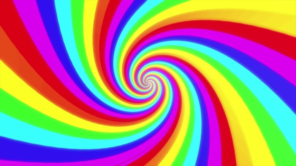 Colorful rainbow Twirl Loop, VJ Motion Background Video Background Loops,