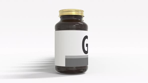 GLUCOSE Text on the Labels of Medical Bottles