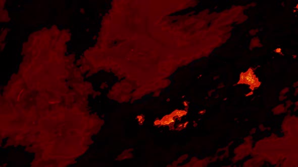Red Flames Abstract Background Digital Rendering